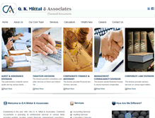 Tablet Screenshot of gkmnassociates.com